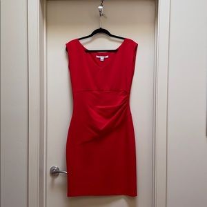 EUC! Diane Von Furstenberg Red Dress Size 10